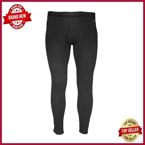 Midweight Thermal Base Layer Bottom Cotton Cold Weather Sweat-Wicking